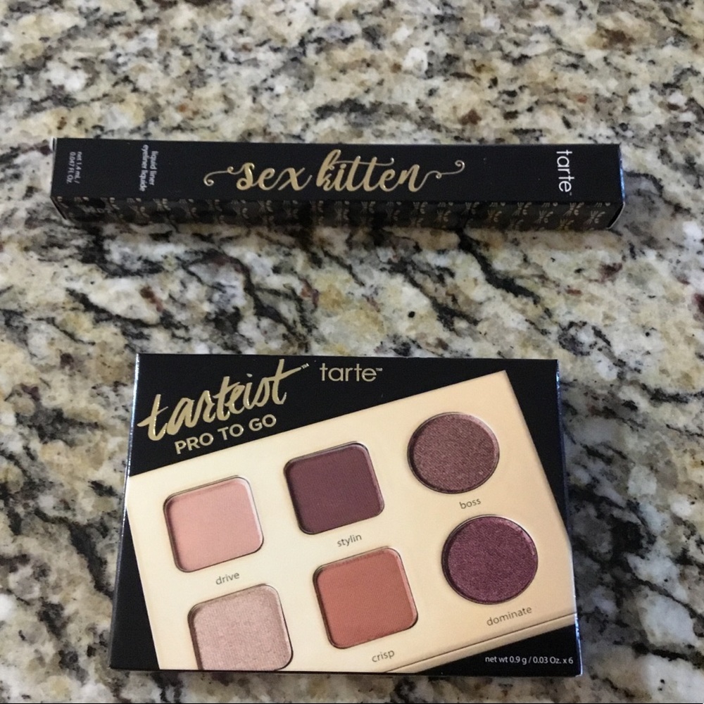 Tarte Pro To Go Palette & Sex Kitten Eye Liner